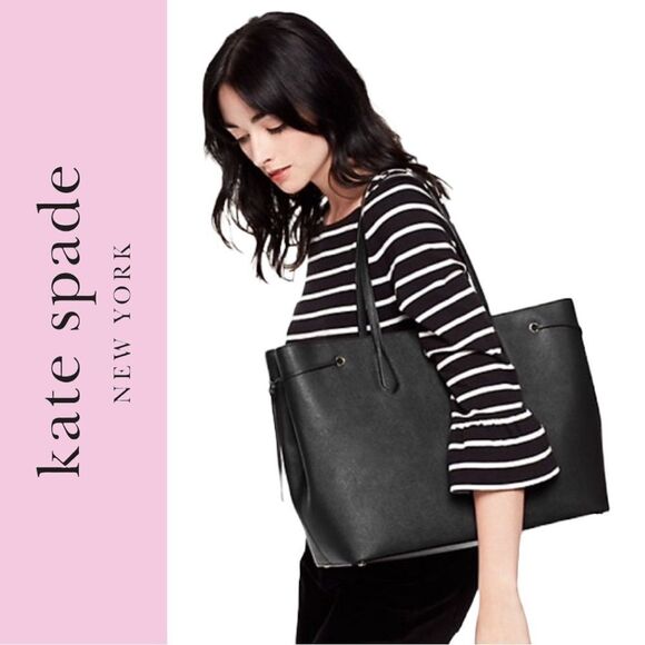Kate Spade‎ Black Laurel Way Ari Tote Bag - Picture 2 of 8